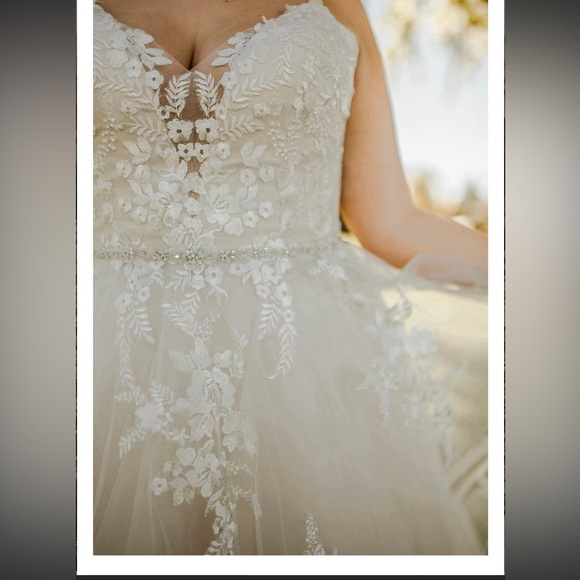 Ballgown lace wedding dress - Picture 5 of 5